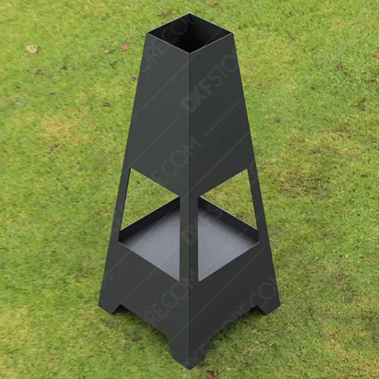 Chiminea Fire Pit CNC plasma dxf files Chiminea Fire Pit CNC plasma dxf files