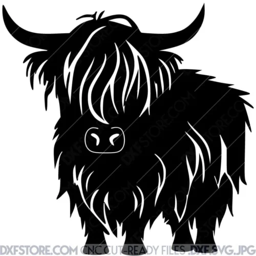 Cow Free Laser Cutting Files - Cow Head Laser Cutting Files Free
