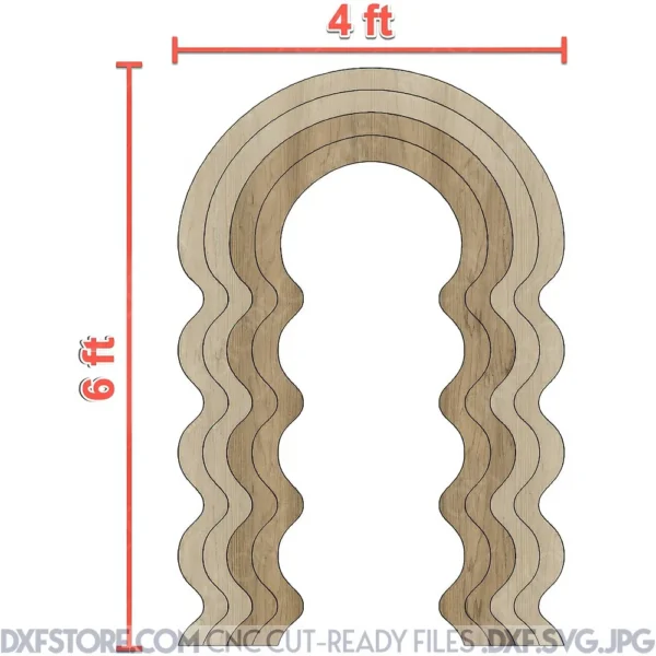 Curvy Backdrop CNC file - Curly Backdrop DXF files Curvy Backdrop CNC file - Curly Backdrop DXF files