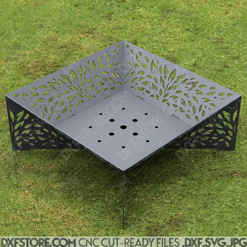 Enhance ambiance with the elegant design of the Leafy Fire Pit