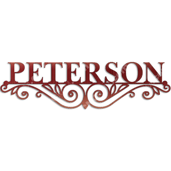 Family Deco Sign With Last Name For Home and Office DXF File SVG File For CNC Family Deco Sign With Last Name For Home and Office DXF File SVG File For CNC