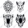 Free DXF Files Geometric Animals Package - DXF Files For Plasma Cutting