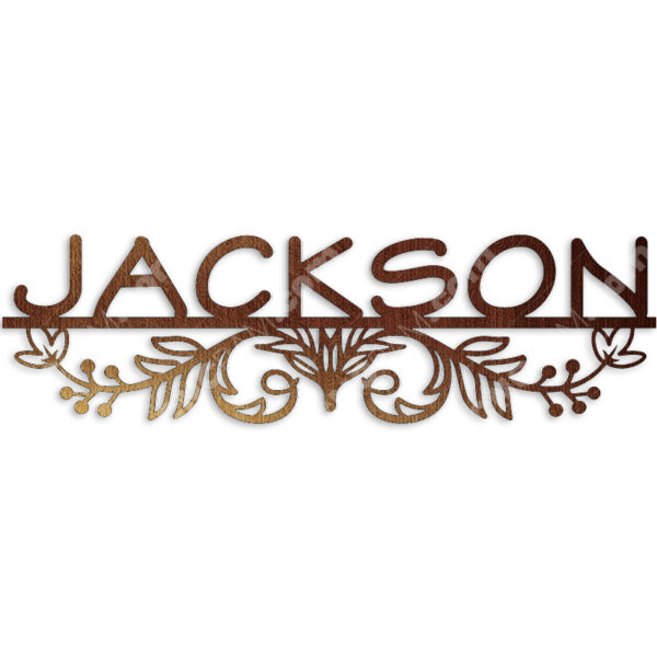 Leaf Flourish Custom Personalized Metal Sign CNC Plasma and Laser Cut DXF File Leaf Flourish Custom Personalized Metal Sign CNC Plasma and Laser Cut DXF File