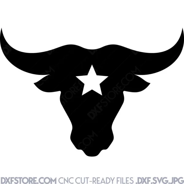 Lone Star Longhorn DXF File