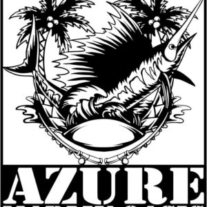 Marlin Fish with Fishing Rods and Sea Waves Signs CNC Cut-Ready DXF Files Marlin Fish with Fishing Rods and Sea Waves Signs CNC Cut-Ready DXF Files