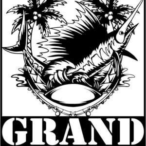 Marlin Fish with Fishing Rods and Sea Waves Signs Plasma Cut DXF File Cut-Ready Files Marlin Fish with Fishing Rods and Sea Waves Signs Plasma Cut DXF File Cut-Ready Files