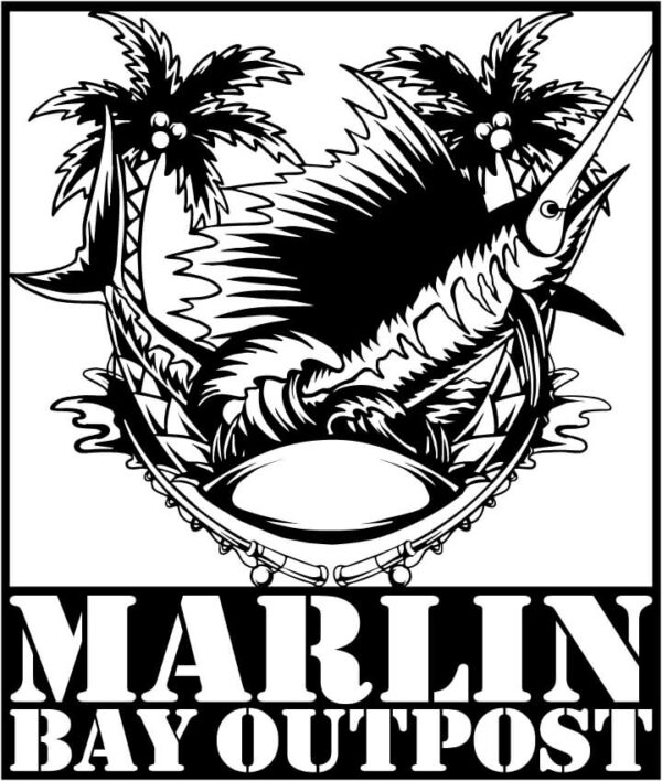 Marlin Fish with Fishing Rods and Sea Waves Signs Plasma Cut DXF File Cut-Ready for Plasma Marlin Fish with Fishing Rods and Sea Waves Signs Plasma Cut DXF File Cut-Ready for Plasma