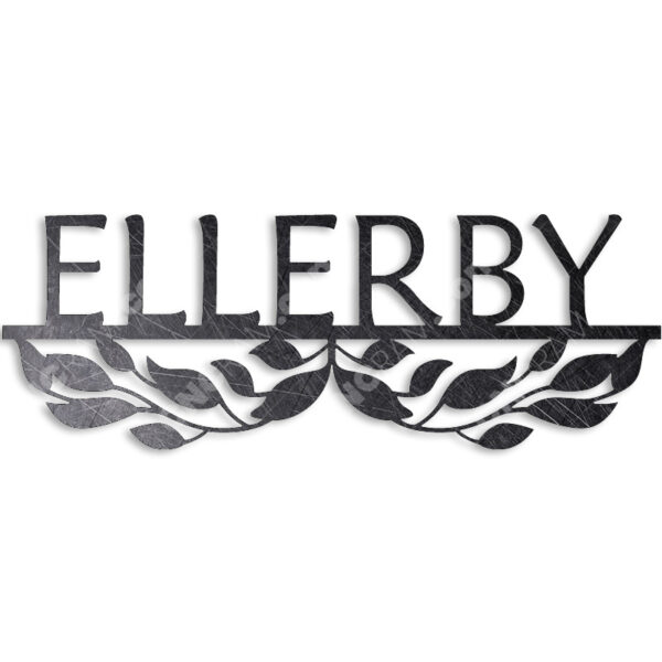 Personalized Metal Name Plaque, Steel Cut Decoration CNC Cut-Ready DXF File Personalized Metal Name Plaque, Steel Cut Decoration CNC Cut-Ready DXF File