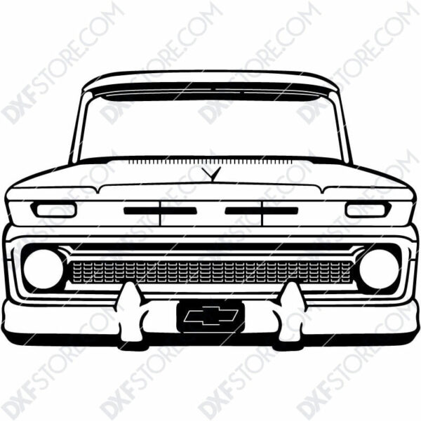 Chevy Vintage Truck Custom Order DXF File Cut-Ready Plasma Cut CNC DXF File Download for CNC Plasma and Laser Cut Chevy Vintage Truck Custom Order DXF File Cut-Ready Plasma Cut CNC DXF File Download for CNC Plasma and Laser Cut