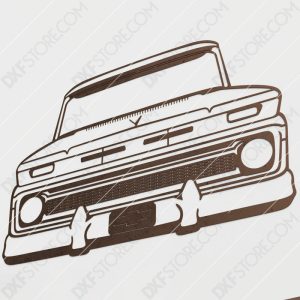 Chevy Vintage Truck Custom Order DXF File Plasma and Laser Cut for CNC Laser and Plasma Cutter