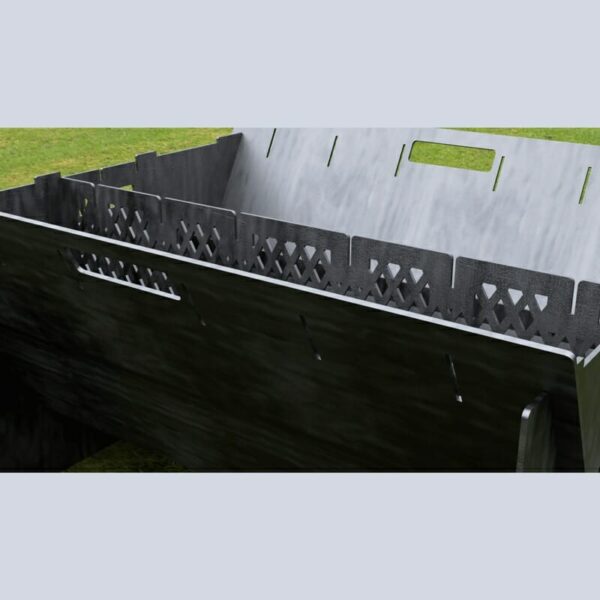 Custom Order - Fire Pit Collapsible Plancha Grill and Grill Indirect Cooking Ribs CNC plasma DXF Files