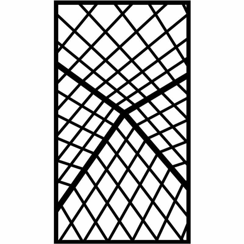 Decorative Privacy Screen Abstract and Floral-7