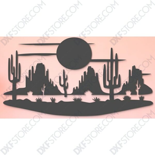 Desert Night Scene for CNC Desert Night Scene for CNC