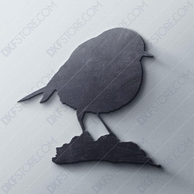 European Robin Free DXF File For Laser Cutter