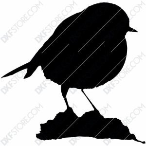 European Robin Free DXF File For Laser Cutting