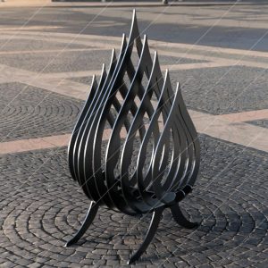 Fire Flame Fire Pit Collapsible Portable Fire Pit No Welding Needed Downloadable Plasma Cut DXF File