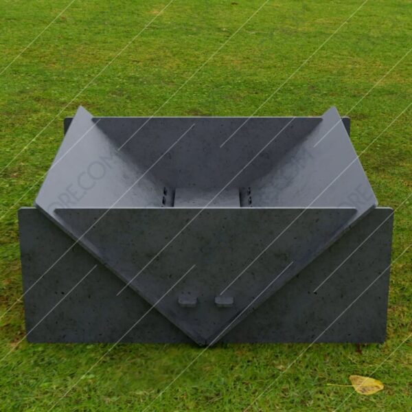 Fire Pit Collapsible Modern Minimalist Fire Pit 20*20*8 in Plasma Cut DXF File Cut-Ready Fire Pit Collapsible Modern Minimalist Fire Pit 20*20*8 in Plasma Cut DXF File Cut-Ready