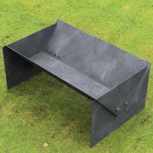 Fire Pit Custom Design Modern Minimal Collapsible Fire Pit 48”X30X20 With Base 10 Off The Ground For Waterjet CNC Cutting