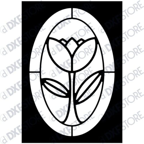 Flower Ornamental Metal Wall Art - Free DXF File