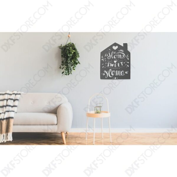 Home Sweet Home Sign complete scene Home Sweet Home Sign complete scene