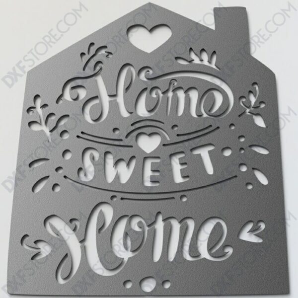 Home Sweet Home Sign tilted Home Sweet Home Sign tilted