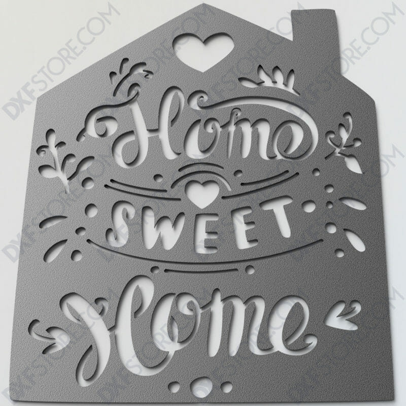 Home Sweet Home Sign tilted