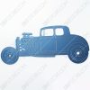 Hot Rod Car Old Classic Hot Rod Car DXF File SVG File Cut-Ready for CNC Plasma and Laser Cut