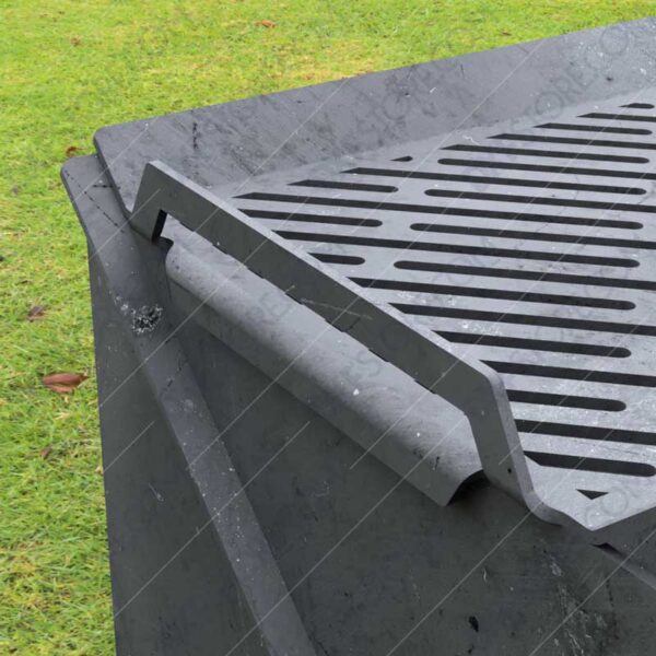 Minimal Collapsible Fire Pit With Custom Modern Grate Custom Order Fire Pit 30”X30X12 DXF File For Sale