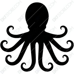 Octopus Plasma Art Free DXF File Plasma and Laser Cut DXF File for CNC
