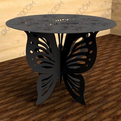 Ornamental Butterfly table with Decorative Butterfly Leg
