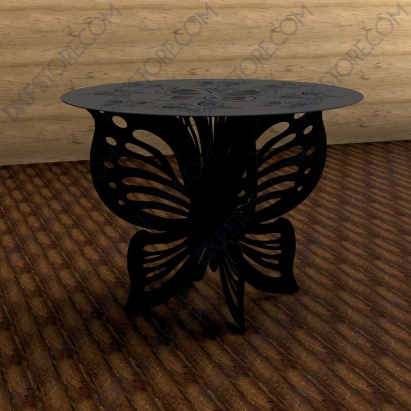 Ornamental Erfly Table With, Ornamental Coffee Table Legs