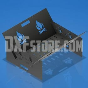 Portable Fire Pit Custom Metal Art Fire Pit - No Welding Needed Portable Fire Pit Custom Metal Art Fire Pit - No Welding Needed