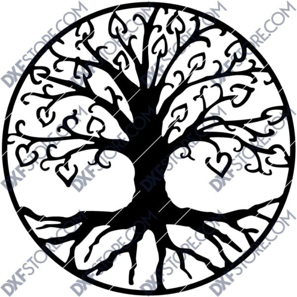 Tree of Life - árbol de la vida DXF file for CNC