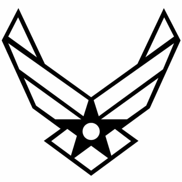 U.S. Airforce logo DXF FIle U.S. Airforce logo DXF FIle