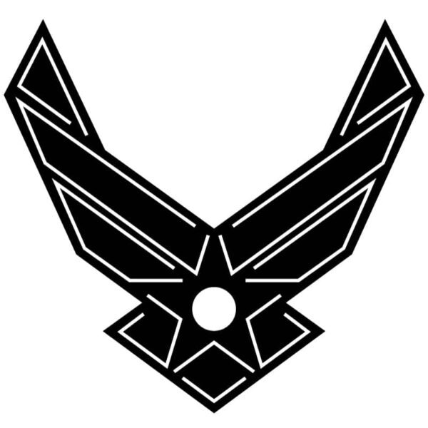 U.S. Airforce logo DXF fIle-2 U.S. Airforce logo DXF fIle-2