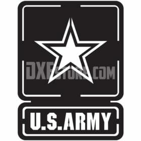U.S.military logo DXF file U.S.military logo DXF file