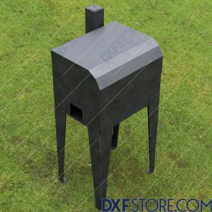Wood Pellet Grill And Smoker DXF Files For Plasma Downloadable For Sale