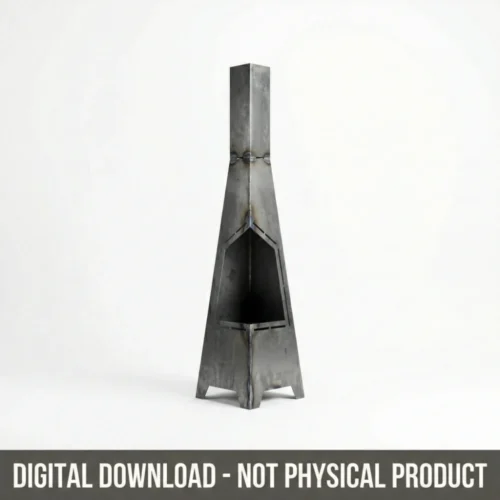 Tapered Chiminea Hexagonal Opening CNC Files
