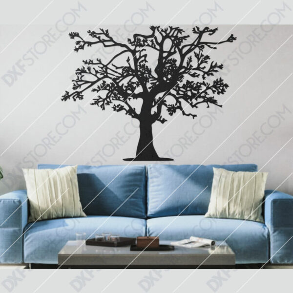 Tree Of Life Plasma Art DXF File Plasma Art Metal Sign DXF Download Plasma and Laser Cutter DXF File
