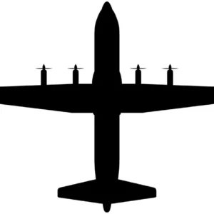 c US Airforce Aircrafts C-130 Hercules DXF Files
