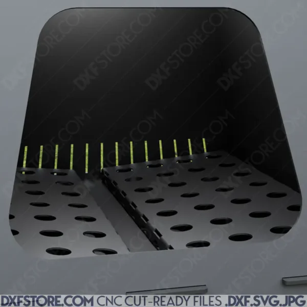 Vertical Fire pit Denali DXF File SVG File For CNC