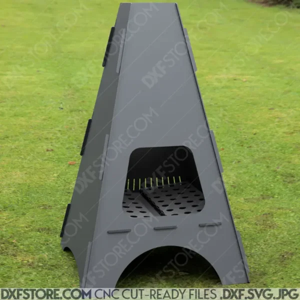 Vertical Fire pit Denali DXF File SVG File For Laser Cut